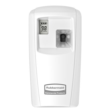 Rubbermaid Commercial TC Microburst Odor Control System 3000 LCD, 3.25" x 4.33" x 6.6", Wht 1793532